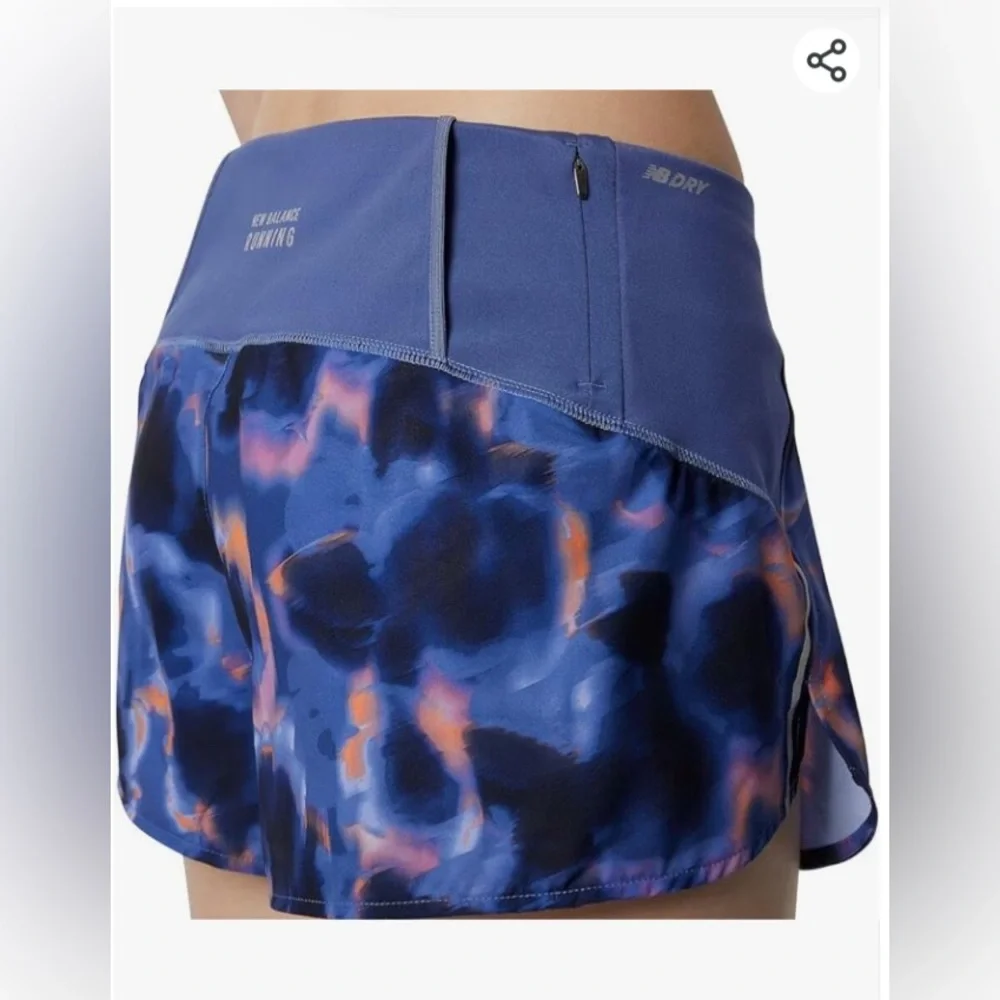 NWT New Balance Women's Impact Run 3 Inch Short “Nightsky”, size L (MSRP $45) - Picture 5 of 15